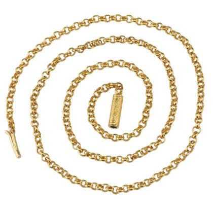 Victorian 15k Gold Belcher Link Chain