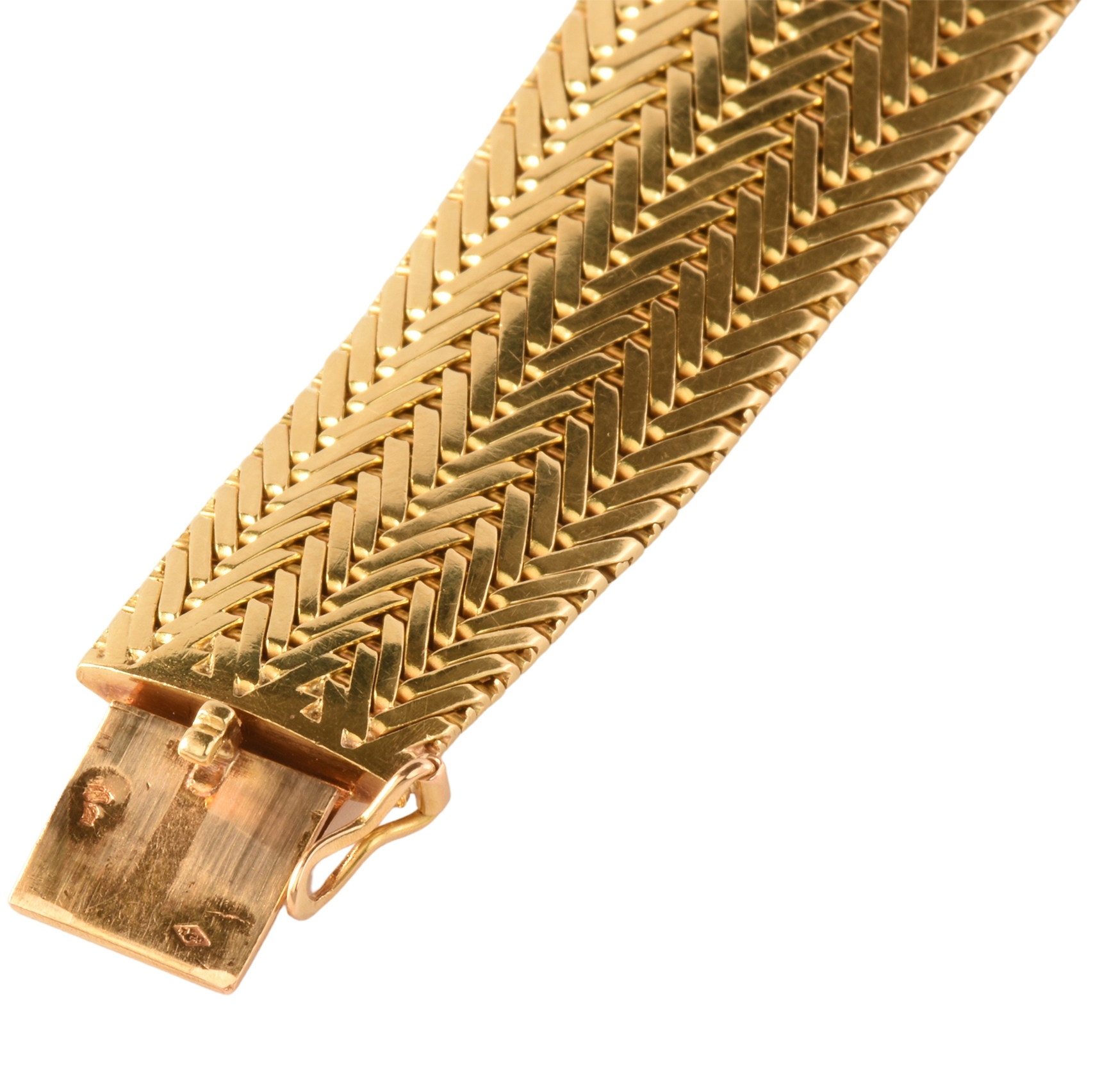 Kay Woven Hollow Rope Chain Bracelet 10K Yellow Gold 7.5